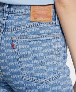 Levis 501 Premium Damen Jeans Gr. 26 cropped high rise Logo neu - Bild 1 von 3