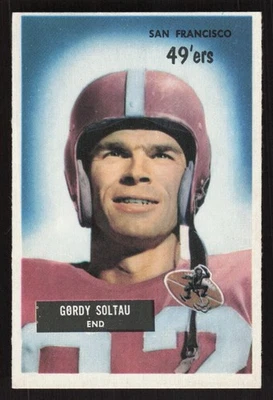 1955 BOWMAN GORDY SOLTAU 66 NRMT-MT FOOTBALL SAN FRANCISCO 49ERS - Image 1 of 2