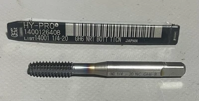 OSG 1400126408 Thread Forming Tap 1/4-20 Thread Size, GH6, NRT, Bottoming - Image 1 of 3