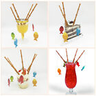 12 Pcs Fishing Themed Party Supplies Rod Decoration Kids Birthday Decorations