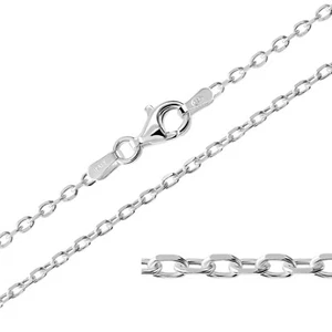 925 Sterling Silver Chain Necklace CURB BALL BELCHER ROPE TRACE All Sizes - Picture 1 of 33