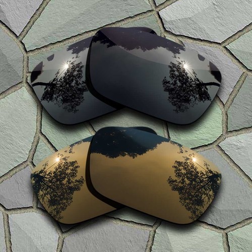 Ricambio lenti polarizzate grigio nero e bronzo rame per giuria Oakley