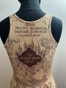 Black Milk Harry Potter Maruaders Map Skater Kleid - M Medium - Bild 1 von 8
