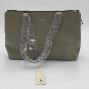 $278 Radley london Dukes Place Large Ziptop Workbag, Moss Green - Picture 1 of 3