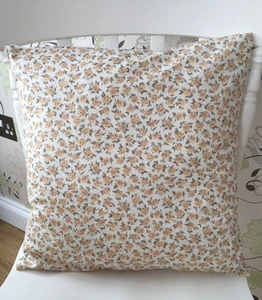 Rose & Hubble Lemon Yellow Vintage Floral Cushion Cover 16" Shabby Chic - Picture 1 of 3