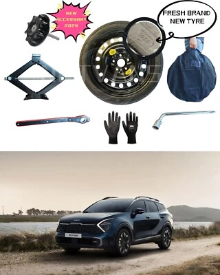 kit roue de secours (galette) 17" KIA SPORTAGE avec cric cléf et housse 68X15CM - Photo 1/4