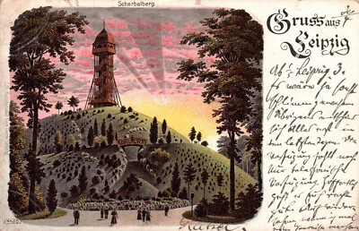 AK Leipzig Scherbelberg, gel. 1905 (Nr. 2389) - Bild 1 von 2