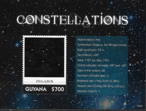 GUYANA - 2013 MNH "Space - CONSTELLATIONS" Souvenir Sheet (III) !!!!! - Picture 1 of 1