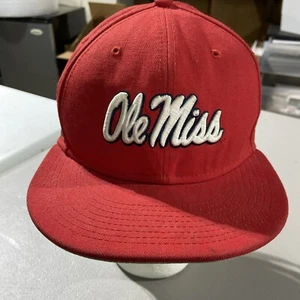 Nike Ole Miss Rebels SnapBack Hat Cap NCAA Spellout Adjustable Back Hit - Picture 1 of 5