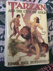 Edgar Rice Burroughs TARZAN AND THE CITY OF GOLD 1st Edition 1933 - Picture 1 of 15