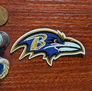 Baltimore Ravens Patch NFL Football lila Mord bestickt Bügelbild 1,75x3 - Bild 1 von 3