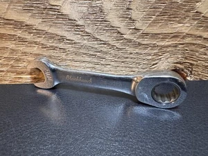 Blackhawk By PROTO BW-2212 SAE 7/16" 12pt Stubby Combination Ratcheting Wrench - Picture 1 of 7