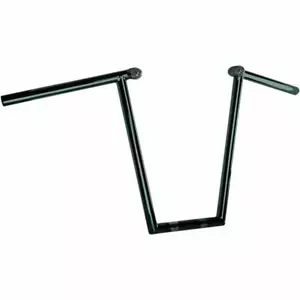 USA 16" Ape Hangers Built-In LED's 1.25 Black Handlebars Paughco Harley H42Z16B - Picture 1 of 4
