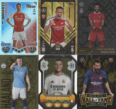 Topps Match Attax 2024/2025 Heritage 100 Club Black Gold Edge Chrome Pro Limited - Image 1 of 4