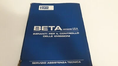 Manuale officina Lancia Beta versione USA impianti per il controllo emissioni - Immagine 1 di 4