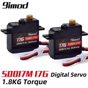 Micro Mini Servo 17g 1.8KG Digital Servo für RC 1/18 1/16 LKW Auto Bootsflugzeug - Bild 1 von 14