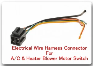 4 Wire Pigtail Electrical harness connector for A/C & Heater Blower Motor - Picture 1 of 5