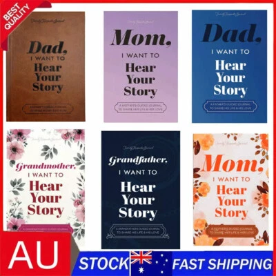 Dad, I Want to Hear Your Story/ Tell Me Your Life Story, Mum Guided Journal Book - image 1 of 4