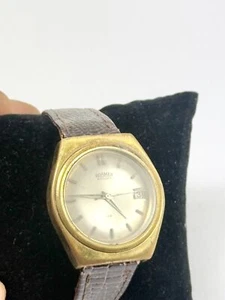 Orologio meccanico vintage anni 70 Roamer Rotodate da uomo mod 522-2210 Swiss Made - Foto 1 di 15