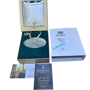 Waterford Crystal Ornament Jingle Bells 1997 Songs Of Christmas Collection - Picture 1 of 13