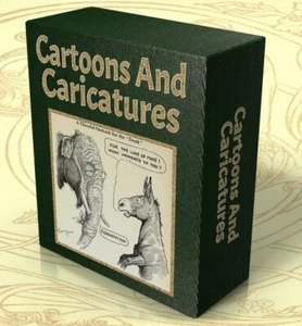 CARTOONS & CARICATURES 120 Vintage Books on DVD Political Satire, WW1 Cartoons - Picture 1 of 1