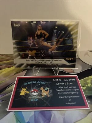 Dakota Kai/Io Shirai 202 1Topps WWE Women's Division Rainbow Foil Card #60 - Image 1 of 2