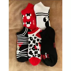 Disney/Minnie (5) Packung unsichtbare Damensocken - NEU - Bild 1 von 3
