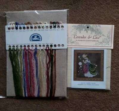 LAVENDER & LACE KIT ISABELLA'S GARDEN CROSS STITCH KIT - Image 1 of 2