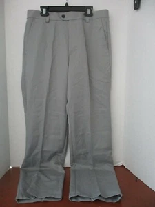 IZOD~PANTALONES DE GOLF SPORTFLEX grises que absorben control solar ajuste clásico~para hombre 30 x 32~nuevo con etiquetas - Imagen 1 de 5