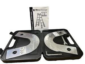 Gorilla Leiter statisches Scharnier Schienenhalterung Kit Gerüstmodus Koffer, manuelle Schraubenschlüssel - Bild 1 von 5