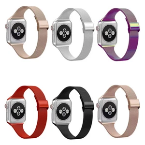Milanese Loop Band Magnetic Strap For Apple iwatch 8 7 6 5 4 3 SE 38 42 41 45mm - Picture 1 of 37