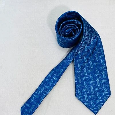 Barcelona Cravatte Men's Tie Paisley Neck Tie Long 60 x 3 3/4 NWOT - Image 1 of 4
