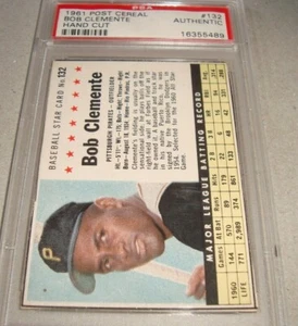 1961 Post Cereal #132 ROBERTO BOB CLEMENTE psa A HC Pittsburgh PIRATES (489) - Picture 1 of 6