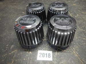 4 NOS WESTERN WHEEL CENTER CAPS 99-2256 CYCLONE TURBINE VECTOR 10 SPOKE HAZZARD - Picture 1 of 7