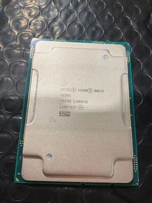 Intel Xeon Gold 6210U 2.5Ghz 27.5MB SRF9B 20 Core Processor CD8069504198101 NEW - Image 1 of 4