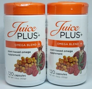 JUICE PLUS+ OMEGA Blend 240 Ct 4Mo Supply Brain Vision Heart Health New Sealed - Picture 1 of 4