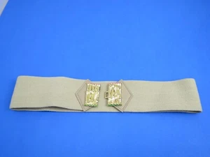 Lilly Pulitzer Snap Stretch Tan Sand Gold Buckle - Picture 1 of 8