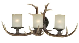 Vaxcel Lighting W0046 Black and Walnut Yoho 3-Light Wall Sconce - Picture 1 of 1