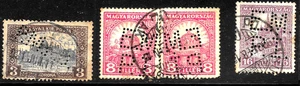 HUNGARY Old collection 🔥Perfin 🔥used VF - Picture 1 of 2