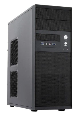 4710713230446 Chieftec CQ-01B-U3-OP Computer-Gehäuse Midi-Tower Schwarz Chieftec - Bild 1 von 4