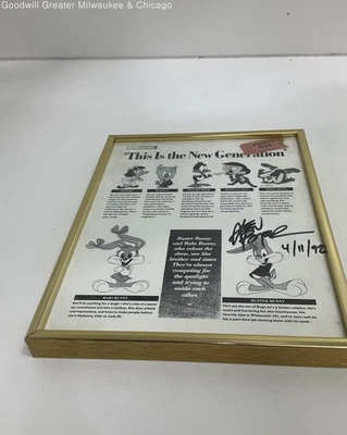 'The is the new generation' Tiny Toon Adventures Looney Tunes Signed Framed - Image 1 of 4
