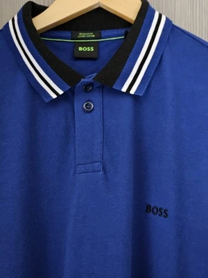 Hugo Boss Polo Shirt Luxury Cotton 2XL In Immaculate Condition - Image 1 of 4