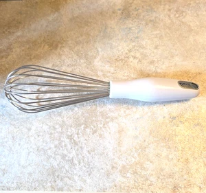 Zyliss White Whisk Wire for Cooking Sauces or Gravy 10 Inches Long - Picture 1 of 5