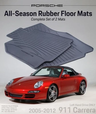 2005-2012 Porsche 997 911 Carrera Coupe All-Weather Mat Set - Image 1 of 4