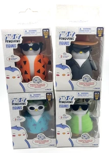 Pudgy Penguins Serie 1 Boleto Dorado Oportunidad Juego Completo de 4 Pingüinos NUEVO SELLO - Imagen 1 de 2