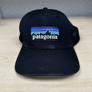 Sombrero de camionero con logotipo Patagonia P-6 - #38289 - NEGRO (NEGRO) - Imagen 1 de 7