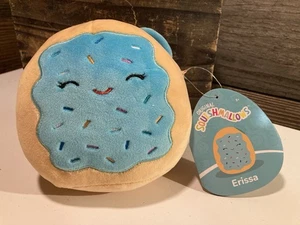 Peluche Squishmallows Erissa the Blueberry Pop Tart 5" nuovo con etichetta - Foto 1 di 2