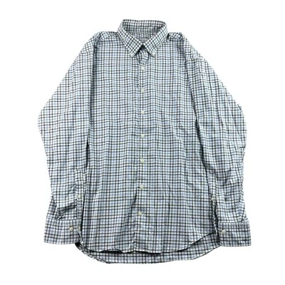 Peter Millar Mens XL Multicolor Check Performance Stretch Long Sleev Button Down - Image 1 of 4