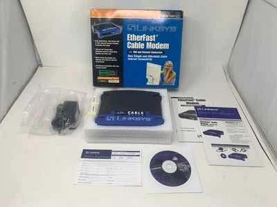 Linksys Cable Modem BEFCMU10 42.88 Mbps New Open Box - Image 1 of 4