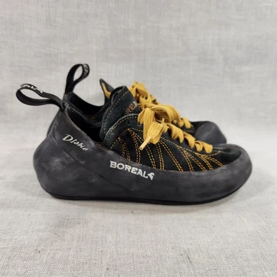Sapatos masculinos de escalada Boreal Diablo Fusion preto tamanho 8.5 com cadarço - Imagem 1 de 4